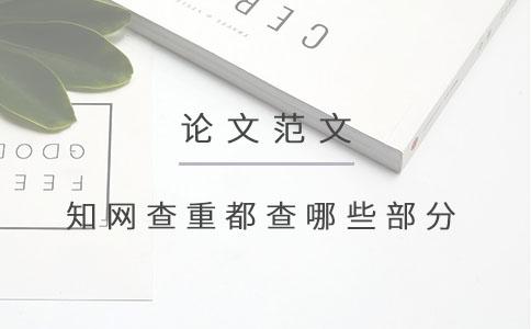學術查重都查哪些部分
