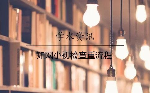 學術小初檢查重流程