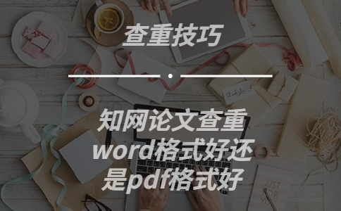 學術論文查重word格式好還是pdf格式好