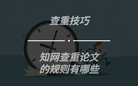 學(xué)術(shù)查重論文的規(guī)則有哪些