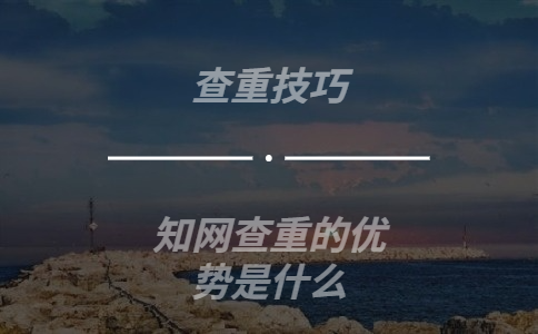 學術查重的優勢是什么