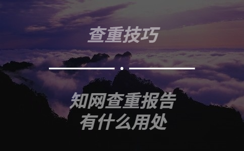 據(jù)說學(xué)術(shù)查重結(jié)束會提供幾份報(bào)告，都有什么用處