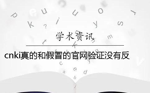 cnki真的和假冒的官網驗證沒有反應