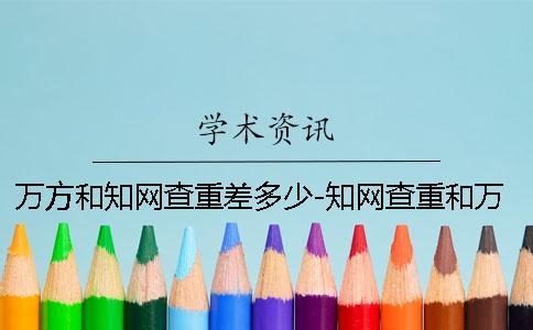 萬(wàn)方和學(xué)術(shù)查重差多少-學(xué)術(shù)查重和萬(wàn)方